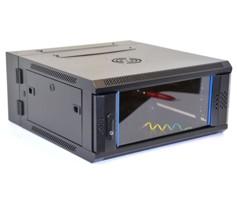 4U Wall Mount Equipment Vented Border, Double Fibertronics, Inc.