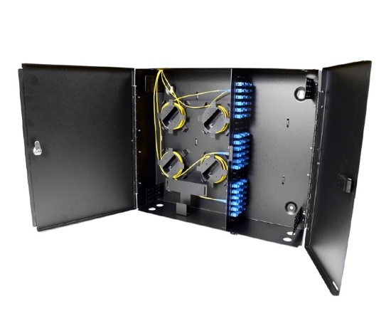 9 LGX, Wall Mount Patch Panel with 2 Doors