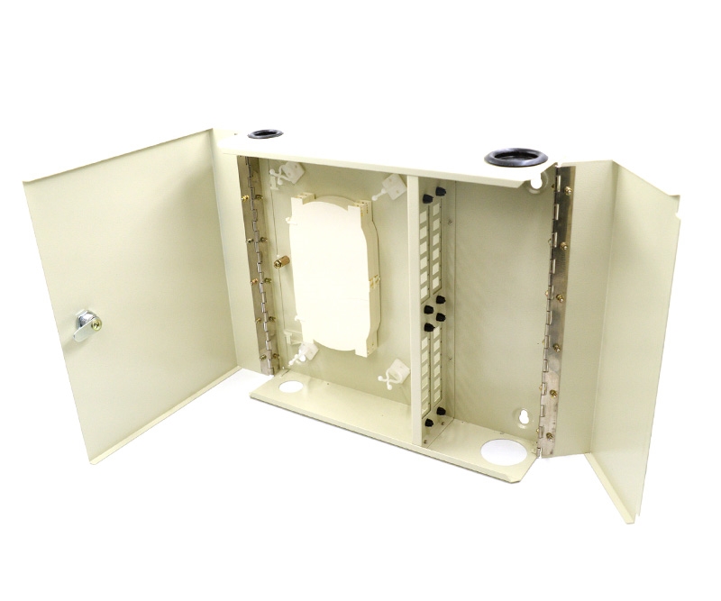 24 Fiber Indoor Rated Wall Mount Enclosure Unloaded Fibertronics Inc 