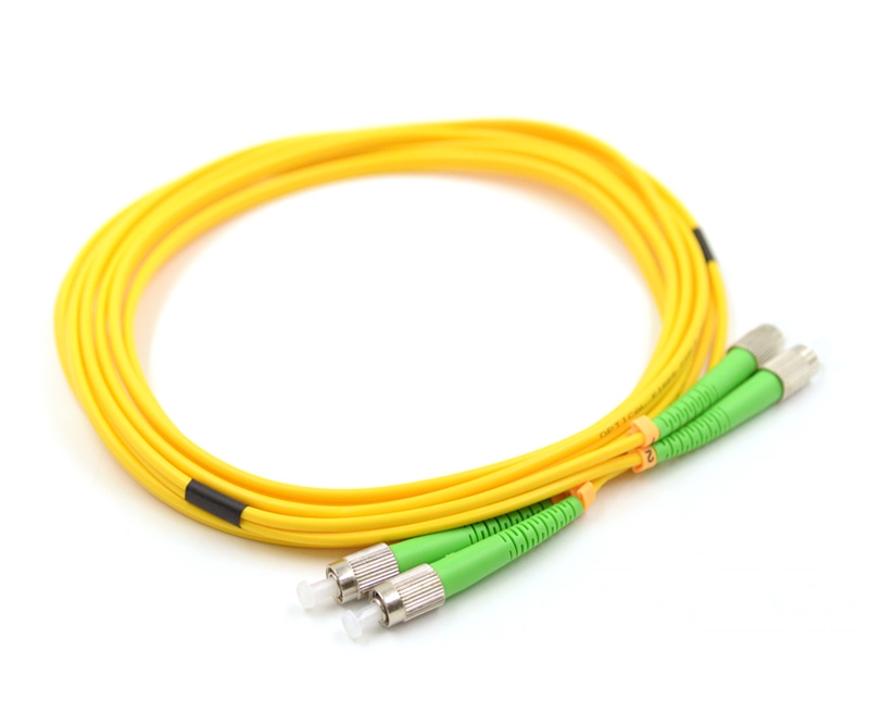 FC/APC to FC/APC Duplex Fiber Optic Patch Cable Singlemode ...