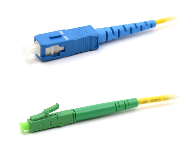 SC/UPC to LC/APC Fiber Optic Patch Cable Simplex Singlemode ...