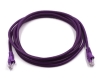 Cat6 Patch Cables - Purple - 1 Foot in Total Length