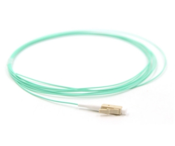 Show details for 1 Fiber LC/UPC Pigtail - 50/125µm Multimode OM4 - Aqua 900µm Jacket LC/UPC 1 Fiber Optic Pigtail - 50/125µm Multimode OM4