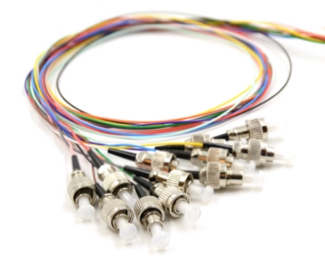 Show details for 12 Fiber FC/UPC Pigtail - 50/125µm Multimode OM4 - Multi-Colored 900µm Jacket FC/UPC 12 Fiber Optic Pigtail - 50/125µm Multimode OM4