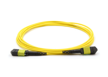 Show details for 16 Fiber MPO/APC Low Loss Male to Male Custom Cable Assembly - 9/125µm Singlemode OS2 - Micro Distribution Yellow Plenum Rated - 2 Meters in Total Length - Method A Polarity Picture of 16 Fiber MPO/APC Low Loss Male to Male Custom Cable Assembly - 9/125µm Singlemode OS2 - Micro Distribution Yellow Plenum Rated - 2 Meters in Total Length - Method A Polarity