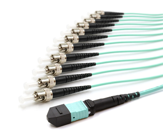 Multimode OM3 MPO Breakout Cable