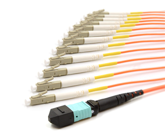 OM1 MPO Female to LC/UPC Fanout Cable