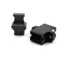 Black MPO Adapter SC Footprint, Full Flange