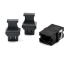 Black MPO Adapter SC Footprint, Reduced Flange