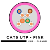 Picture of CAT6 24AWG Solid Bare Copper Cable - 500MHz - Plenum Rated - 1000 Foot Box