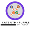 Picture of CAT6 24AWG Solid Bare Copper Cable - 500MHz - Plenum Rated - 1000 Foot Box