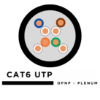Picture of CAT6 24AWG Solid Bare Copper Cable - 500MHz - Plenum Rated - 1000 Foot Box