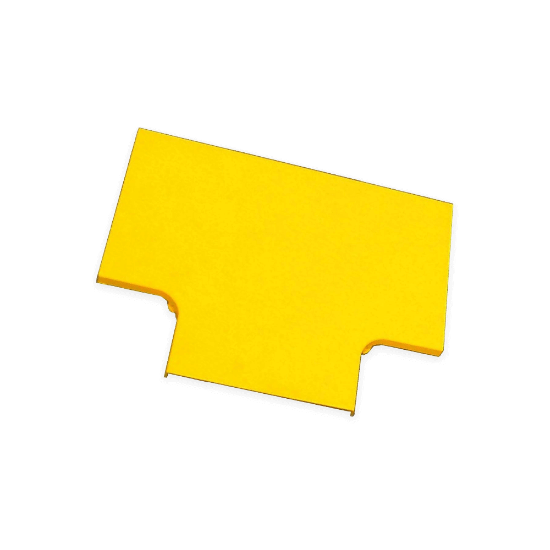 FiberTrack™ T Groove Cover 240mm Cable Runner Yellow ABS