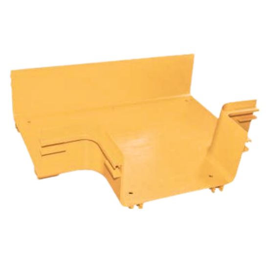 FiberTrack™ T Groove 240mm Cable Runner Yellow ABS