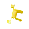FiberTrack™ Mobilizable Outlet with Cover Set 240mm Cable Runner Yellow ABS