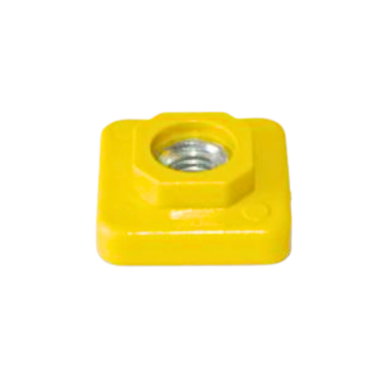 FiberTrack™ Square Nut Yellow ABS