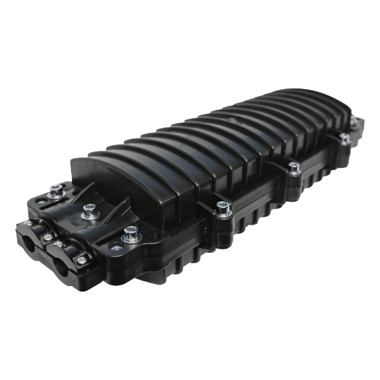 Picture of 72-Fiber Optic Outdoor Horizontal Splice Closure – 4 Ports at 20mm