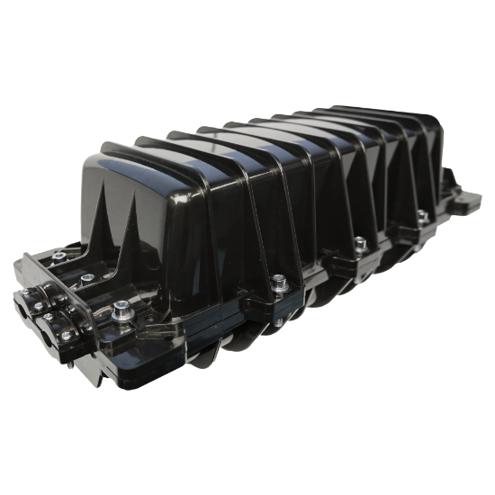 Picture of 72-Fiber Optic Outdoor Horizontal Splice Closure – 4 Ports at 20mm