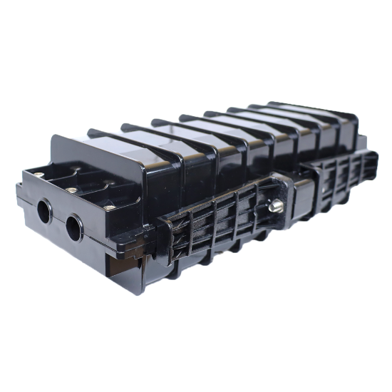 Picture of 48 Fiber Optic Outdoor Horizontal Splice Closure – Splice Trays Included – 4 Ports at 20mm