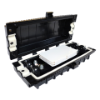 Picture of 48 Fiber Optic Outdoor Horizontal Splice Closure – Splice Trays Included – 4 Ports at 20mm