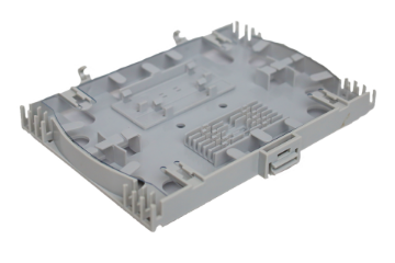 Show details for 12 Fiber Optic Splice Tray - PLC Splitter Picture of 12 Fiber Optic Splice Tray - PLC Splitter