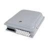 Picture of 96 Fiber Wall Mount Termination Box - 4 Splice Trays Included - 27 Ports at 20mm (x3) at 3mm (x24) 