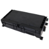 Picture of 48-Fiber Horizontal Outdoor Splice Closure – 8 Ports (14mm), 16 Drop Cable Ports (3mm), SC Simplex / LC Duplex (x16) Adapter Slots
