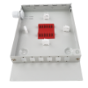 Picture of 12-Fiber Termination Box – 1 Input Gland (16mm), Accepts 6 SC Simplex or LC Duplex Adapters