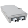 Picture of 4-Fiber Termination Box – 2 Input Glands (12mm), Lockable Enclosure