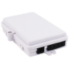 Picture of 4-Fiber Termination Box – 1 Input Port (8mm), 4 Output Ports (3mm)