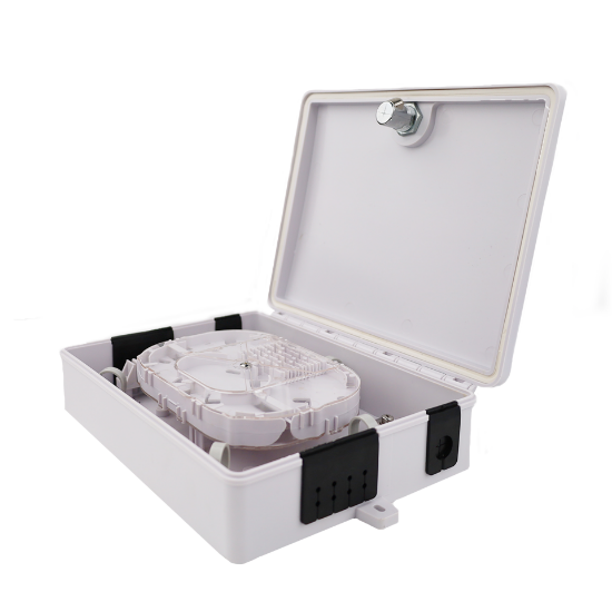 Picture of 12-Fiber Termination Box – 2 Input Ports (15mm), 16 Output Ports (3mm)