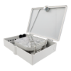 Picture of 12-Fiber Termination Box – 2 Input Ports (12mm), 12 Output Ports (3mm)