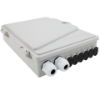 Picture of 12-Fiber Termination Box – 2 Input Glands (12mm), 12 Output Ports (3mm)