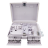 Picture of 16-Fiber Termination Box – 2 Input Glands (12mm), 16 Output Ports (3mm)