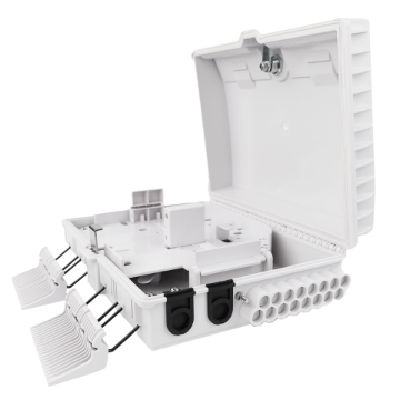 Show details for 16-Fiber Termination Box – 2 Input Ports (16mm), 16 Output Ports (3mm) – Supports LGX-type Splitter Box Picture of 16-Fiber Termination Box – 2 Input Ports (16mm), 16 Output Ports (3mm) – Supports LGX-type Splitter Box