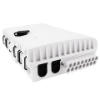 Picture of 16-Fiber Termination Box – 2 Input Ports (16mm), 16 Output Ports (3mm) – Supports LGX-type Splitter Box