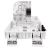 Picture of 12-Fiber Termination Box – 3 Input Ports (16mm), 12 Output Ports (3mm)