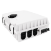 Picture of 12-Fiber Termination Box – 3 Input Ports (16mm), 12 Output Ports (3mm) – Supports LGX-type Splitter Box