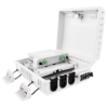 Picture of 12-Fiber Termination Box – 3 Input Ports (16mm), 12 Output Ports (3mm) – Supports LGX-type Splitter Box