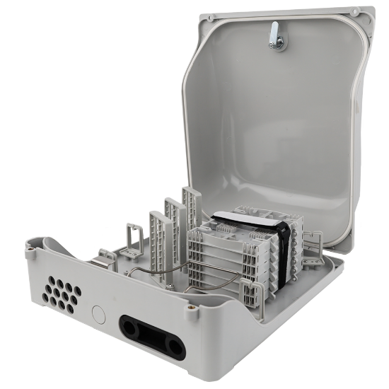 Picture of 144-Fiber Termination Box – 2 Input Ports (20mm), 12 Output Ports (3mm)
