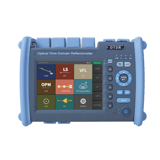 Picture of Optical Time Domain Reflectometer (OTDR) for Fiber Optic Testing - Singlemode 32/30/30dB