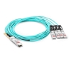 Picture of 100G QSFP28 to 4 SFP28 Breakout Active Optical Cable AOC 